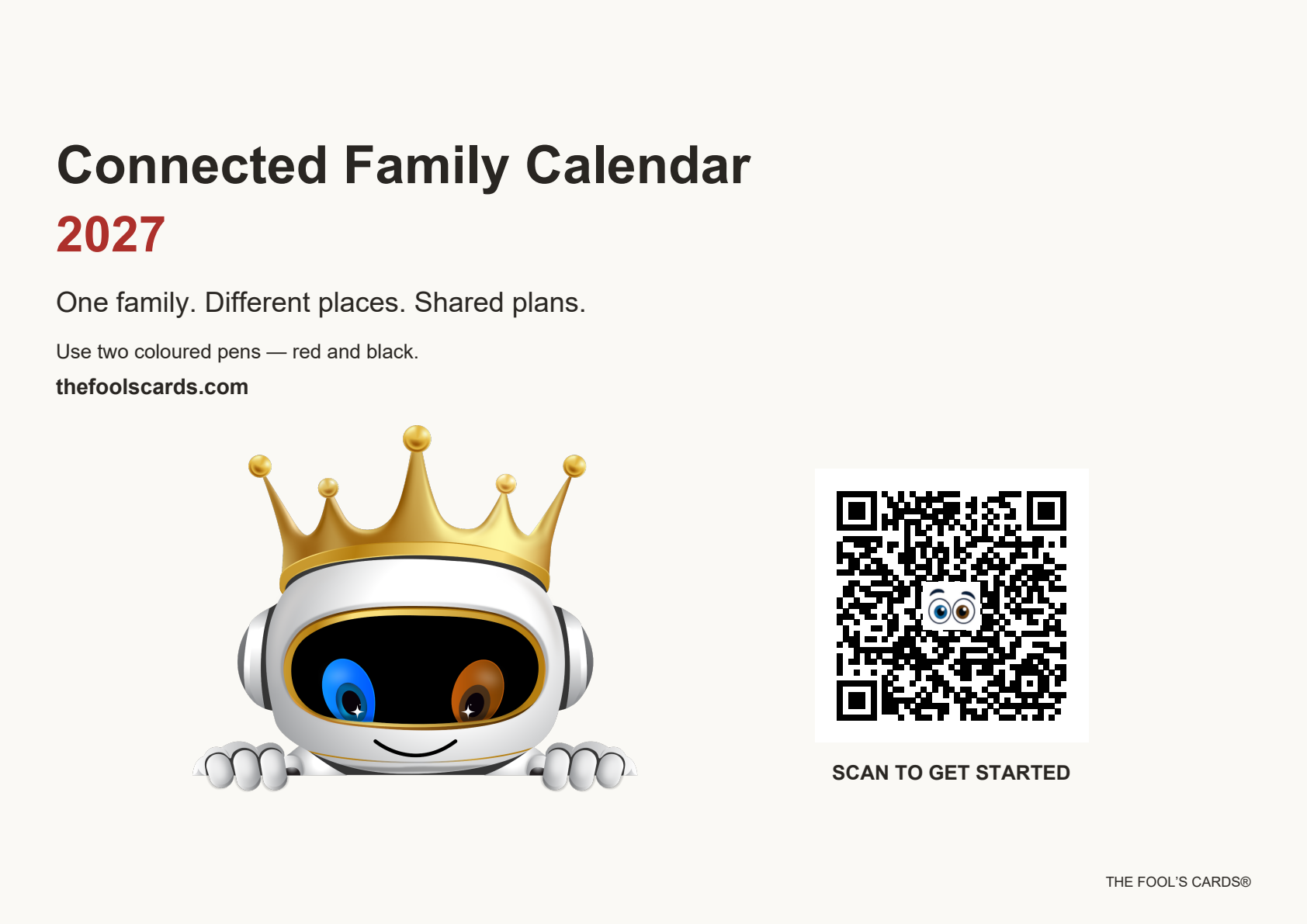 2027 Connected Family Calendar