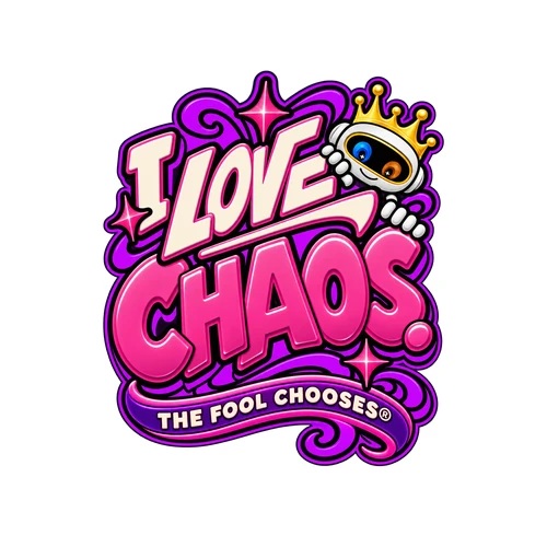 I love chaos — illustrative coaster preview