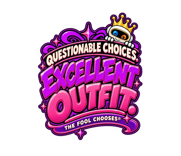 Questionable choices, excellent outfit — illustrative mouse-mat preview