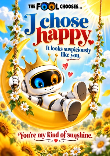 I chose happy. It looks suspiciously like you. — illustrative acrylic keepsake preview