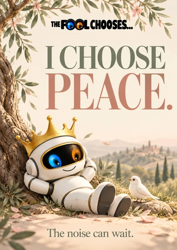 I CHOOSE PEACE. — illustrative acrylic keepsake preview