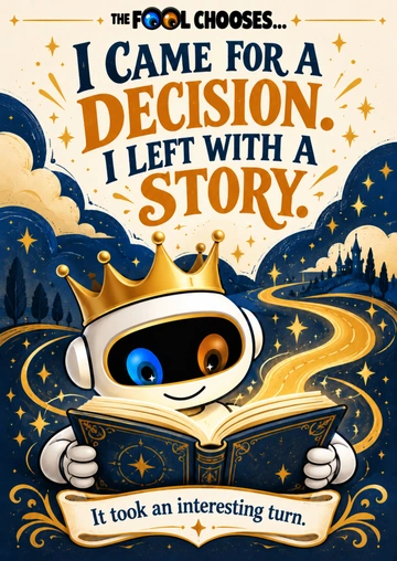 I CAME FOR A DECISION. I LEFT WITH A STORY. — illustrative acrylic keepsake preview