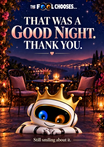 THAT WAS A GOOD NIGHT. THANK YOU. — illustrative acrylic keepsake preview