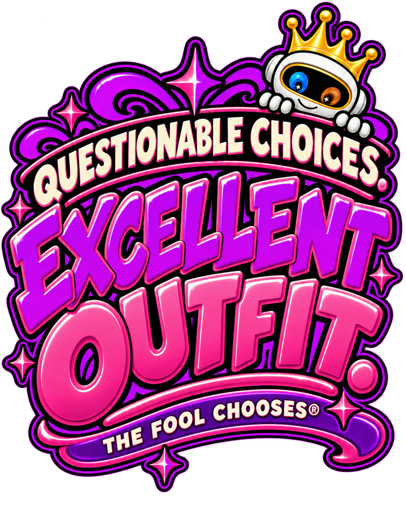 Questionable choices, excellent outfit